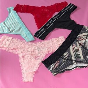 Victoria's Secret Lace and Cotton Panties Collection
